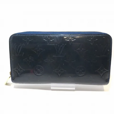 Navy Leather Louis Vuitton Wallet