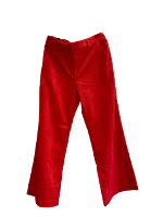 Red Corduroy Designers Remix Pants