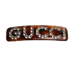 Brown Plastic Gucci Hair Accessory