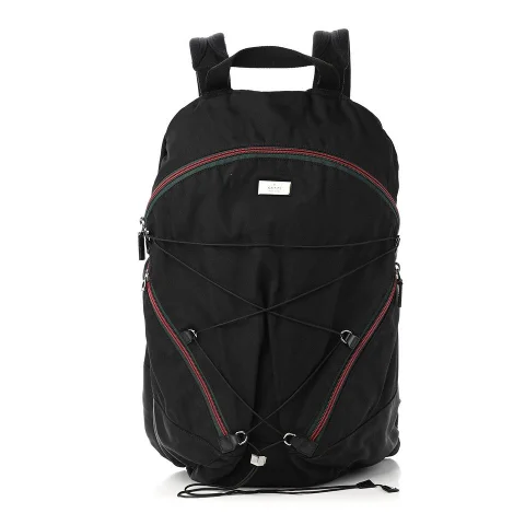 Black Canvas Gucci Backpack