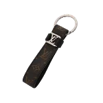 Black Fabric Louis Vuitton Key Holder