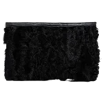 Black Fur Loewe Clutch