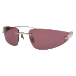 Pink Glass Cartier Sunglasses