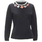 Black Cotton Fendi Sweater