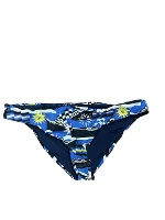 Blue Fabric Chanel Swimwear