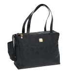 Black Nylon MCM Tote