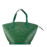 Green Leather Louis Vuitton Saint Jacques