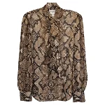 Animal print Silk Altuzarra Top