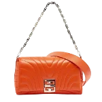 Orange Leather Givenchy Shoulder Bag