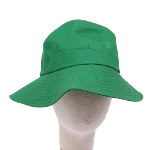 Green Fabric MCM Hat