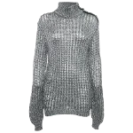 Silver Fabric Balmain Top