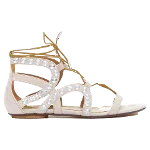 Beige Suede Aquazzura Sandals