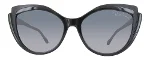 Black Fabric Roberto Cavalli Sunglasses