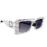 White Plastic Philipp Plein Sunglasses