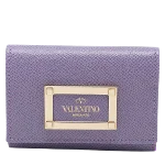 Purple Leather Valentino Wallet