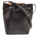 Black Leather Mansur Gavriel Shoulder Bag