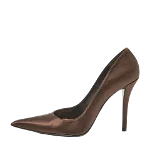 Brown Satin Stuart Weitzman Heels