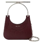 Burgundy Leather Alexander McQueen Shoulder Bag