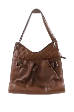 Brown Leather Lancel Handbag