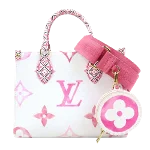 Pink Leather Louis Vuitton Onthego