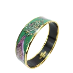 Green Metal Hermès Ring