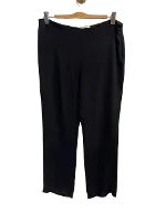Black Silk Valentino Pants