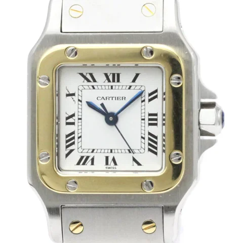 Gold Stainless Steel Cartier Watch