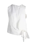 White Cotton Ann Demeulemeester Top