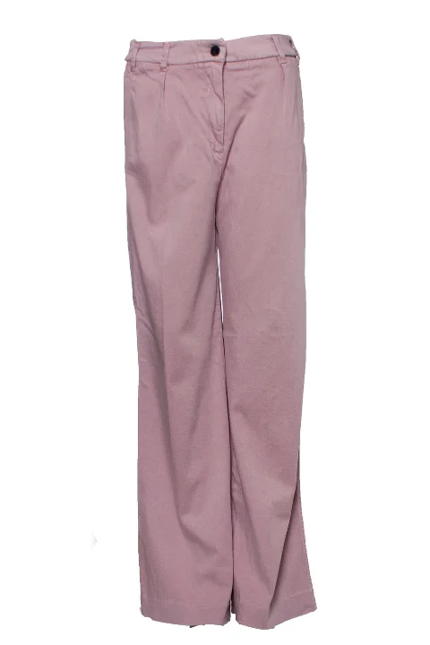 Pink Cotton Ba&sh Pants