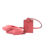 Pink Leather Loewe Pouch