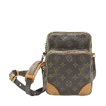 Brown Leather Louis Vuitton Amazone