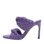 Purple Fabric Bottega Veneta Sandals