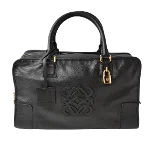 Black Leather Loewe Amazona