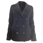 Navy Wool Max Mara Coat