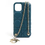 Blue Leather Dior Case