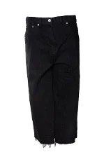 Black Cotton SACAI Skirt