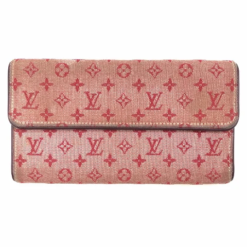 Pink Canvas Louis Vuitton Wallet
