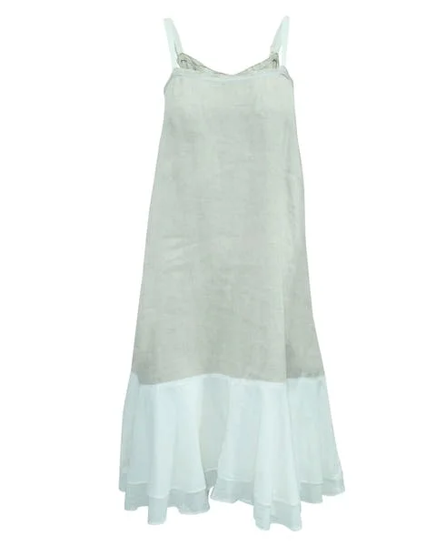 White Fabric DKNY Dress