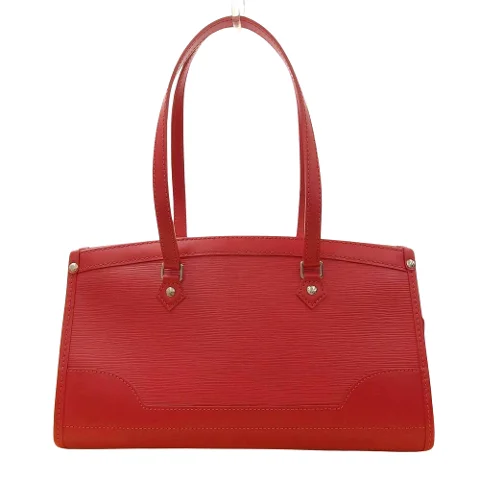 Red Leather Louis Vuitton Madeleine