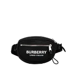 Black Nylon Burberry Belt Bag