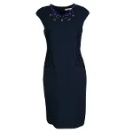 Navy Fabric Matthew Williamson Dress