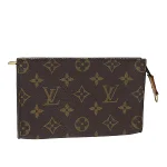 Brown Canvas Louis Vuitton Pouch