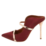 Burgundy Leather Malone Souliers Mules