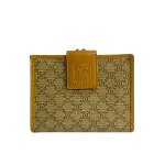 Brown Canvas Celine Wallet