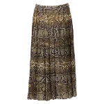 Brown Silk Victoria Beckham Skirt