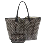 Black Canvas Goyard St Louis Tote