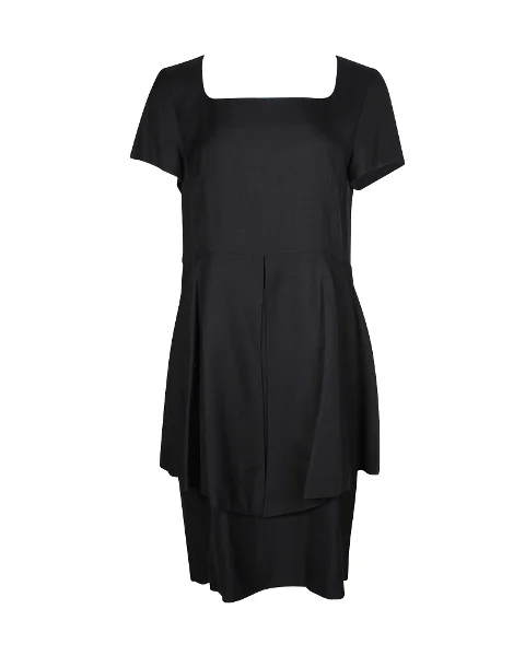 Black Fabric Nina Ricci Dress