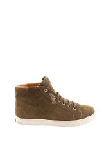 Brown Leather Ralph Lauren Sneakers