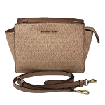 Brown Canvas Michael Kors Crossbody Bag