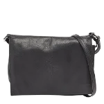 Black Leather Ralph Lauren Crossbody Bag